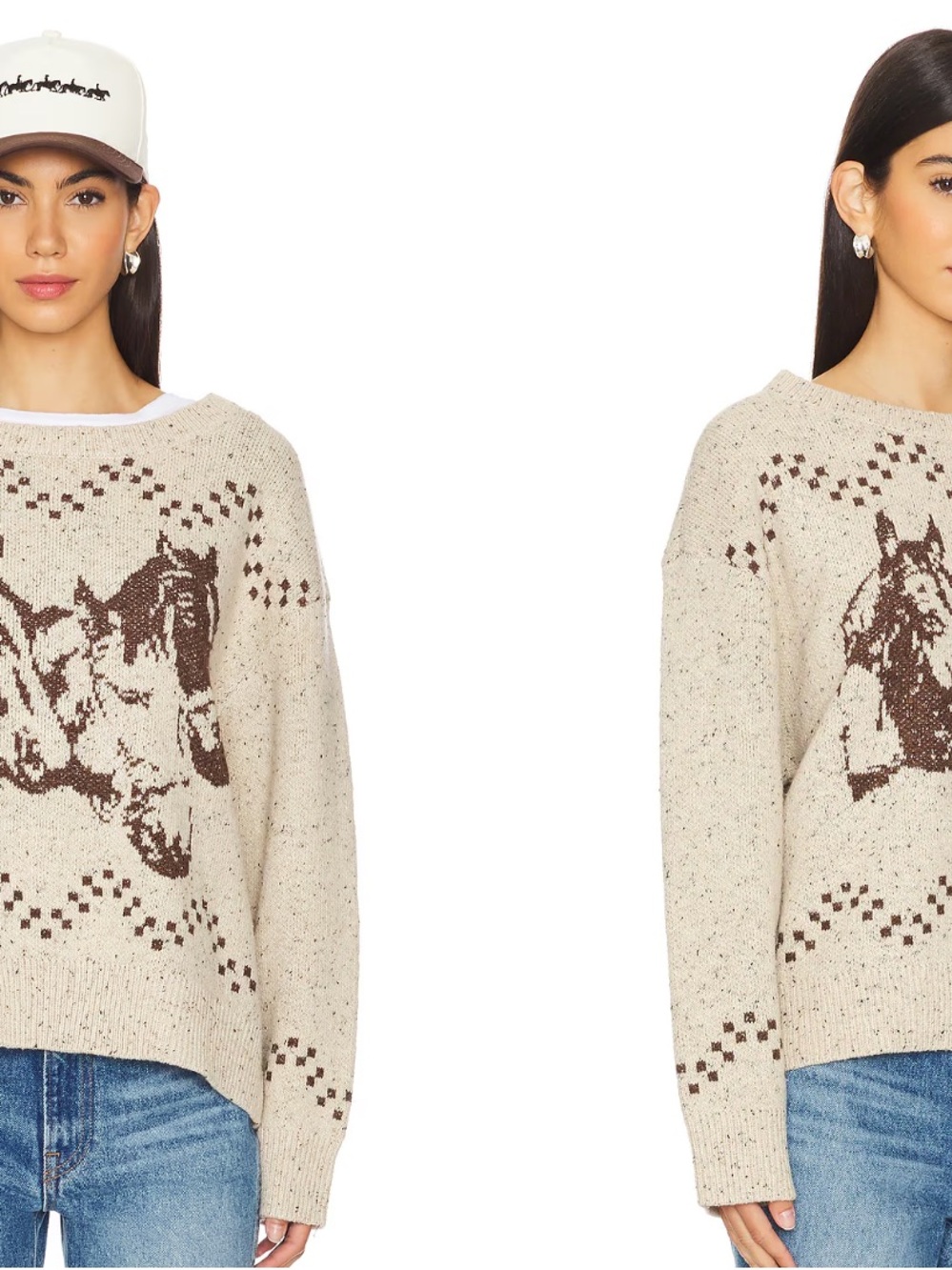 Found x REVOLVE Horse Sweater Womens